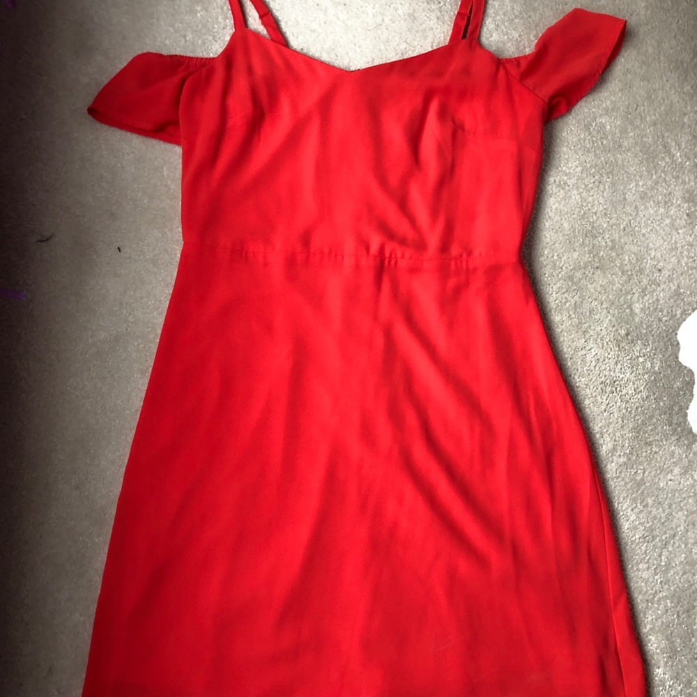 Orange summer dress